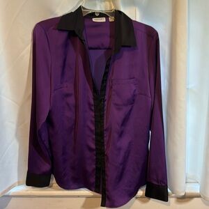 Purple blouse M New York and Co